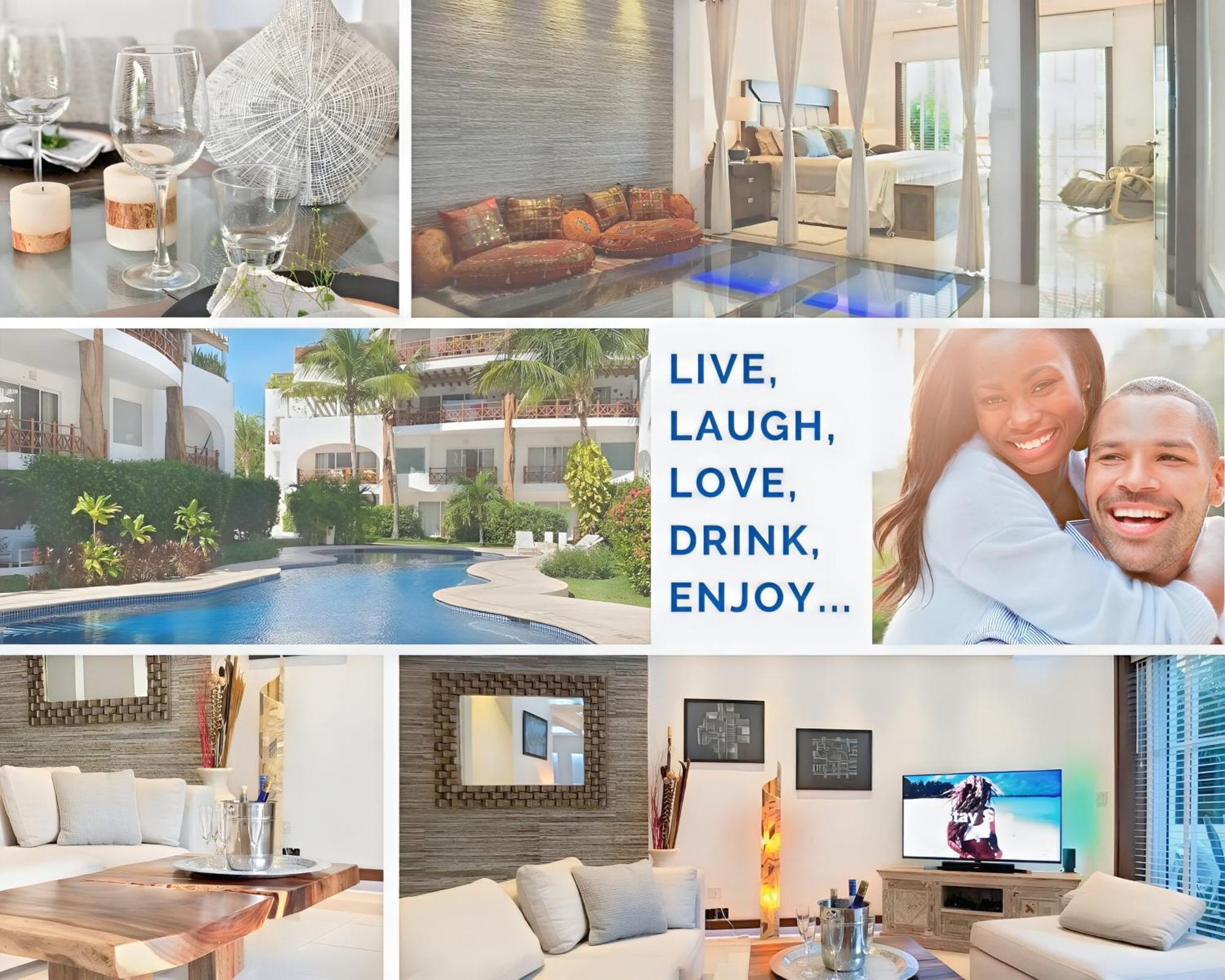 Luxury Duplex -4 Pers- 2Mn Beach&5Th Av, Pool, Gym Playa del Carmen Eksteriør bilde