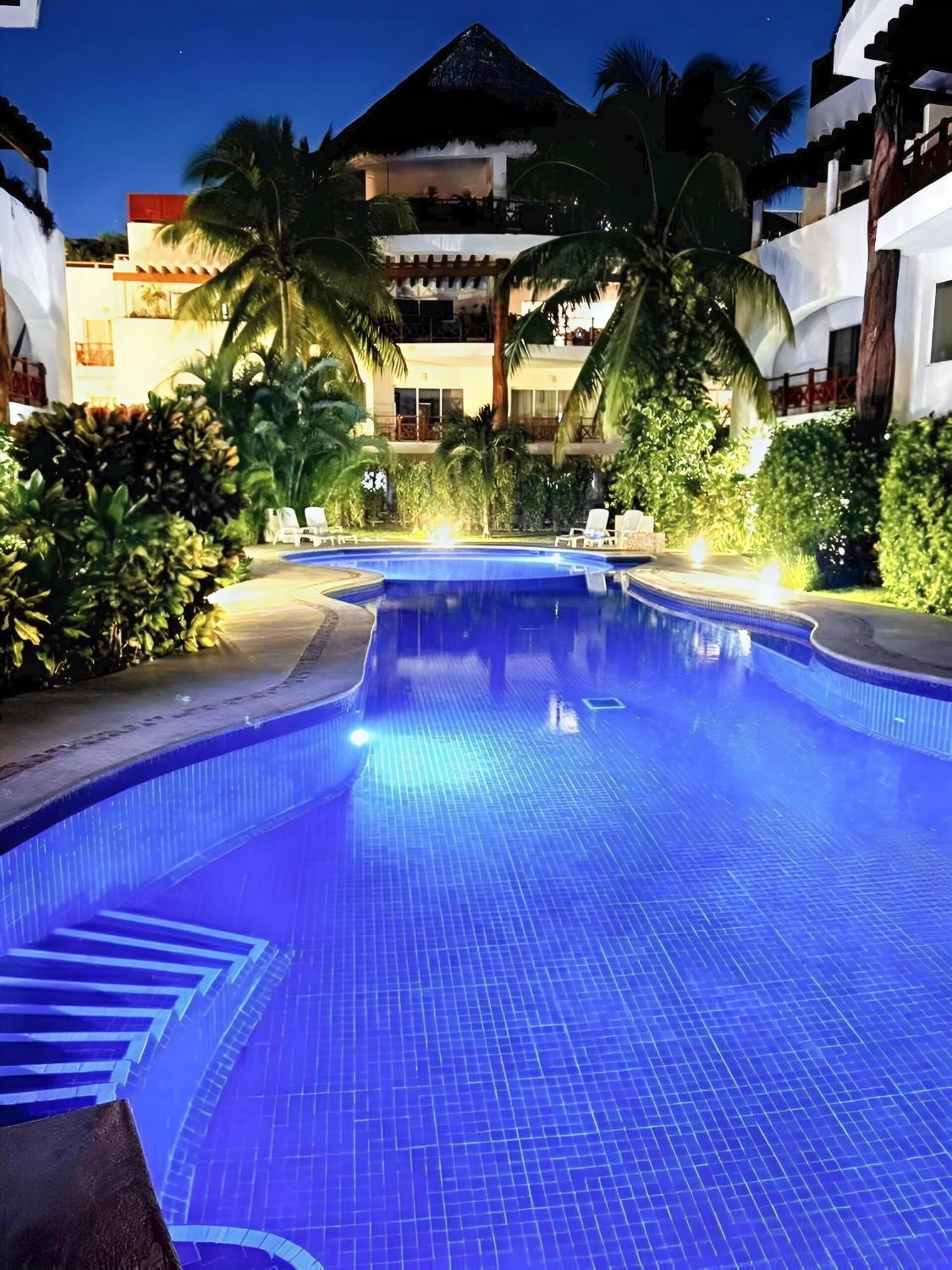 Luxury Duplex -4 Pers- 2Mn Beach&5Th Av, Pool, Gym Playa del Carmen Eksteriør bilde