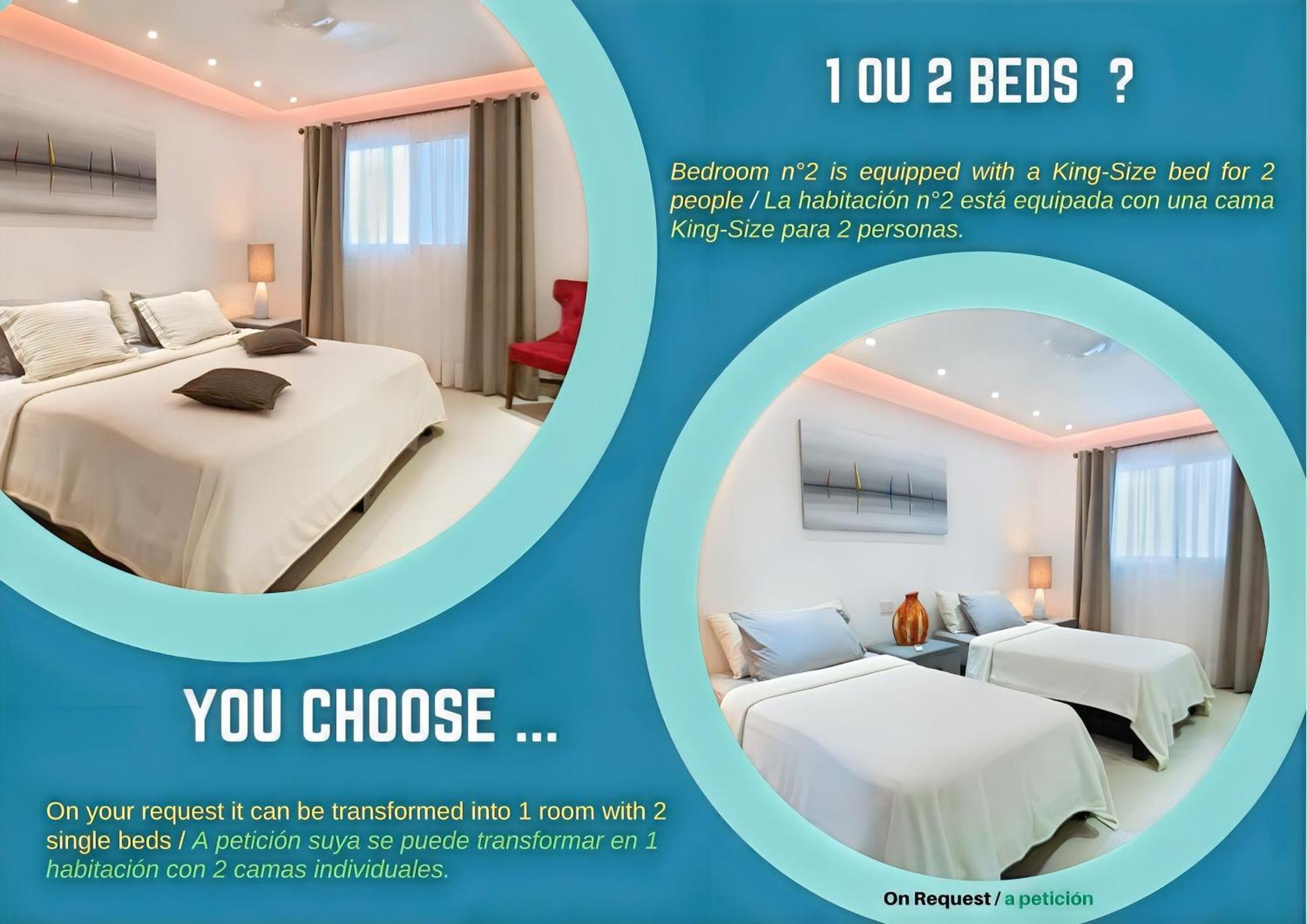 Luxury Duplex -4 Pers- 2Mn Beach&5Th Av, Pool, Gym Playa del Carmen Eksteriør bilde